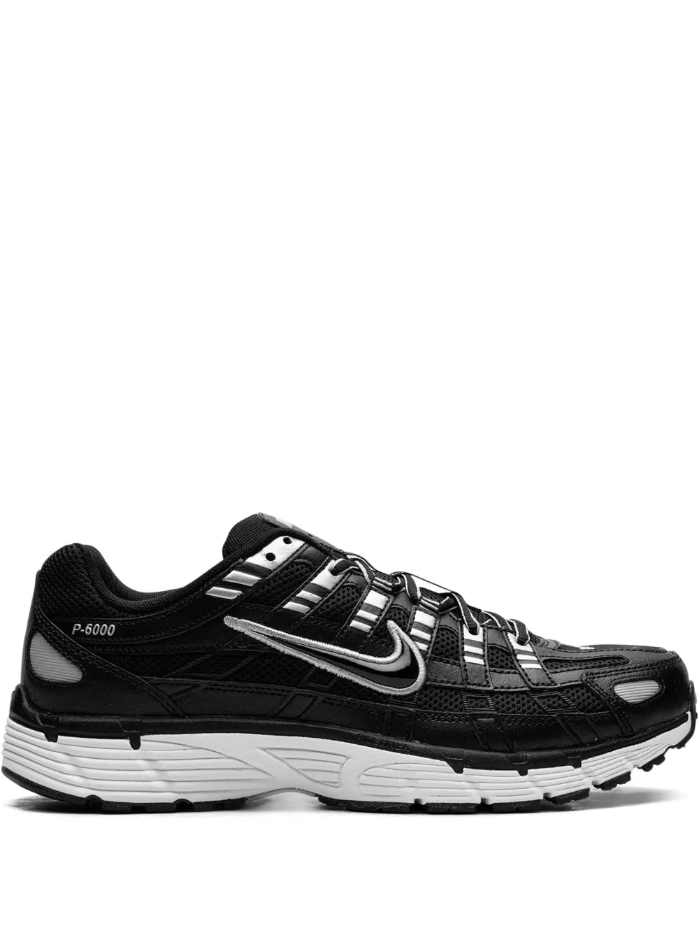 Nike Tênis P-6000 "Preto/Branco/Prata Metálico"